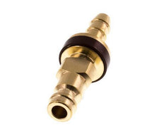 Brass DN 5 Brown-Coded Air Coupling Plug 6 mm Hose Pillar