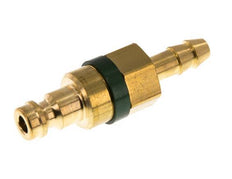 Brass DN 5 Green Air Coupling Plug 6 mm Hose Pillar
