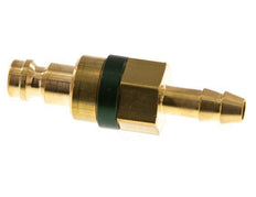 Brass DN 5 Green Air Coupling Plug 6 mm Hose Pillar