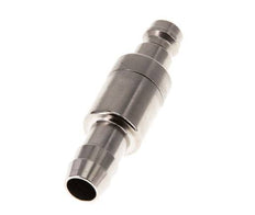 Nickel-plated Brass DN 5 Air Coupling Plug 9 mm Hose Pillar Double Shut-Off