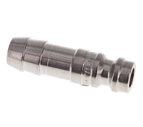 Stainless steel DN 5 Air Coupling Plug 8 mm Hose Pillar