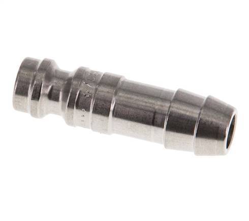 Stainless steel DN 5 Air Coupling Plug 8 mm Hose Pillar