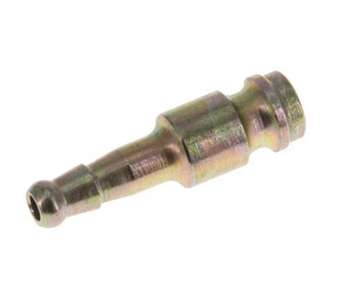 Hardened steel DN 5 Air Coupling Plug 4 mm Hose Pillar [2 Pieces]