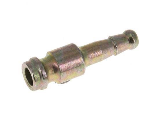 Hardened steel DN 5 Air Coupling Plug 4 mm Hose Pillar [2 Pieces]