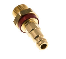 Brass DN 5 Red-Coded Air Coupling Plug G 1/4 inch Male