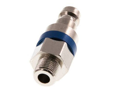 Nickel-plated Brass DN 5 Blue Air Coupling Plug G 1/8 inch Male