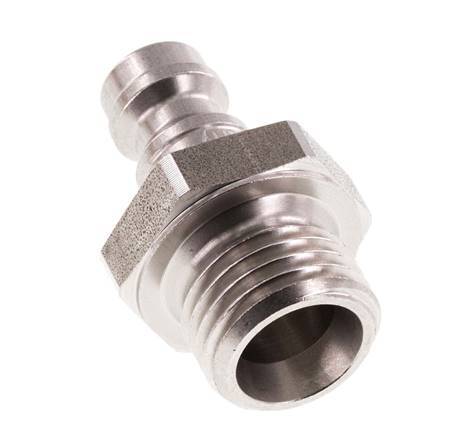 Stainless steel DN 5 Air Coupling Plug G 1/4 inch Male