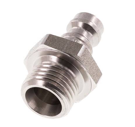 Stainless steel DN 5 Air Coupling Plug G 1/4 inch Male