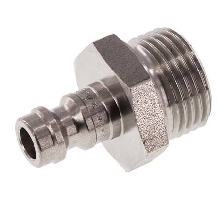 Stainless steel DN 5 Air Coupling Plug G 3/8 inch Male
