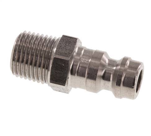 Stainless steel DN 5 Air Coupling Plug 1/8 inch Male NPT