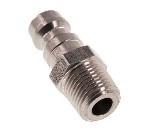 Stainless steel DN 5 Air Coupling Plug 1/8 inch Male NPT