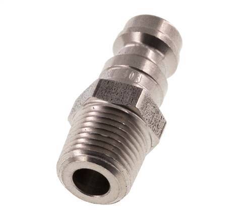 Stainless steel DN 5 Air Coupling Plug 1/8 inch Male NPT