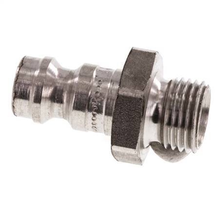 Stainless Steel 316L DN 5 Air Coupling Plug G 1/8 inch Male