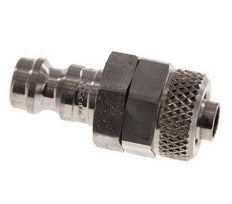 Stainless Steel 316L DN 5 Air Coupling Plug 6x8 mm Union Nut