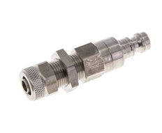 Stainless steel DN 5 Air Coupling Plug 6x8 mm Union Nut Bulkhead Double Shut-Off