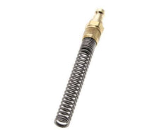 Brass DN 5 Air Coupling Plug 6x8 mm Union Nut Bend-Protect