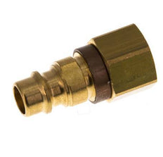 Brass DN 7.2 (Euro) Brown-Coded Air Coupling Plug G 1/4 inch Female