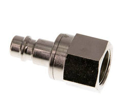 Nickel-plated Brass DN 7.2 (Euro) Air Coupling Plug G 3/8 inch Female Double Shut-Off
