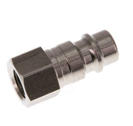 Stainless steel DN 7.2 (Euro) Air Coupling Plug G 1/8 inch Female