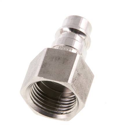 Stainless Steel 316L DN 7.2 (Euro) Air Coupling Plug G 3/8 inch Female