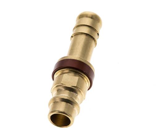 Latón DN 7.2 (Euro) Tapón de anclaje de aire con código marrón Pilar de manguera de 9 mm