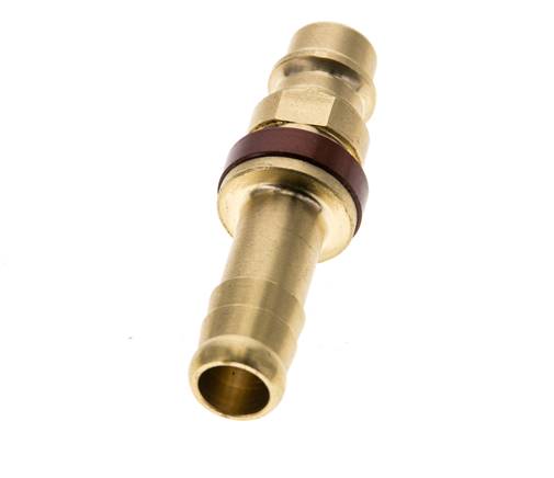 Latón DN 7.2 (Euro) Tapón de anclaje de aire con código marrón Pilar de manguera de 9 mm