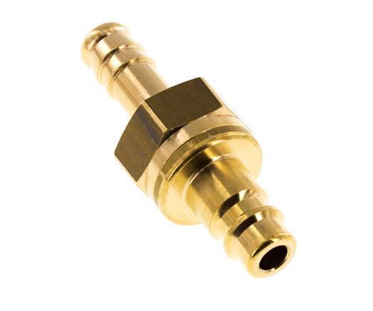 Brass DN 7.2 (Euro) Air Coupling Plug 9 mm Hose Pillar Safety
