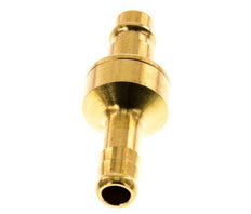 Brass DN 7.2 (Euro) Air Coupling Plug 10 mm Hose Pillar Double Shut-Off