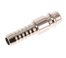 Nickel-plated Brass DN 7.2 (Euro) Air Coupling Plug 8 mm Hose Pillar [2 Pieces]