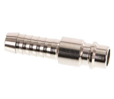 Nickel-plated Brass DN 7.2 (Euro) Air Coupling Plug 8 mm Hose Pillar [2 Pieces]