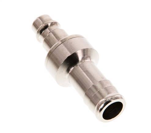 Nickel-plated Brass DN 7.2 (Euro) Air Coupling Plug 13 mm Hose Pillar Double Shut-Off