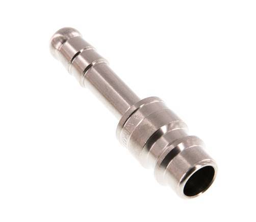 Stainless steel DN 7.2 (Euro) Air Coupling Plug 6 mm Hose Pillar