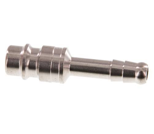 Stainless steel DN 7.2 (Euro) Air Coupling Plug 6 mm Hose Pillar