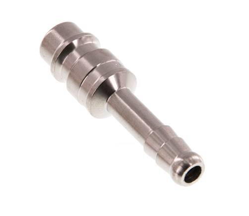 Stainless steel DN 7.2 (Euro) Air Coupling Plug 6 mm Hose Pillar