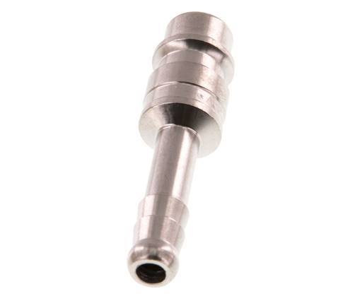 Stainless steel DN 7.2 (Euro) Air Coupling Plug 6 mm Hose Pillar