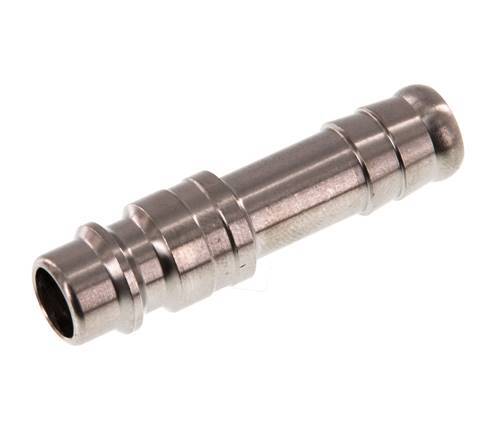 Stainless steel DN 7.2 (Euro) Air Coupling Plug 9 mm Hose Pillar
