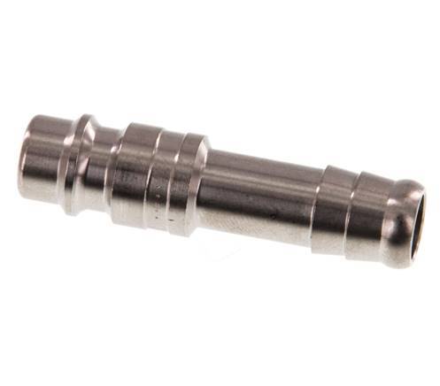 Stainless steel DN 7.2 (Euro) Air Coupling Plug 9 mm Hose Pillar