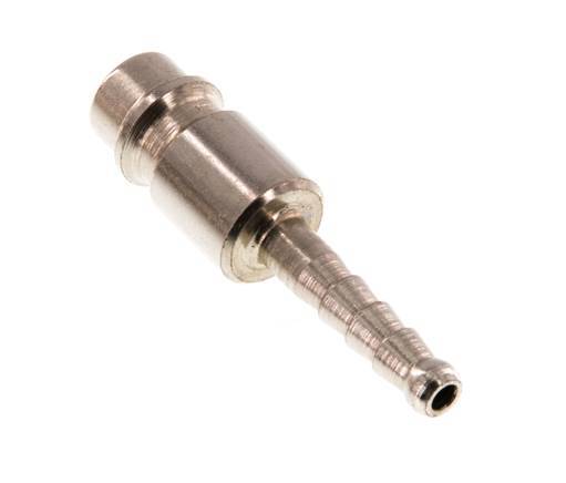 Hardened steel DN 7.2 (Euro) Air Coupling Plug 4 mm Hose Pillar [2 Pieces]