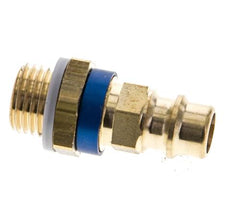 Acoplamiento de aire de latón DN 7.2 (Euro) codificado en azul Enchufe G 1/4 pulgada macho