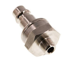 Nickel-plated Brass DN 7.2 (Euro) Air Coupling Plug G 1/8 inch Male Double Shut-Off