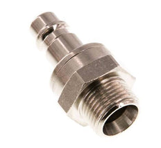 Nickel-plated Brass DN 7.2 (Euro) Air Coupling Plug G 3/8 inch Male Double Shut-Off