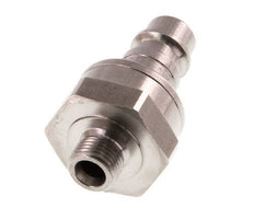 Stainless steel DN 7.2 (Euro) Air Coupling Plug G 1/8 inch Male Double Shut-Off