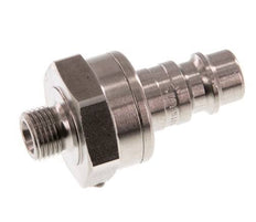 Stainless steel DN 7.2 (Euro) Air Coupling Plug G 1/8 inch Male Double Shut-Off