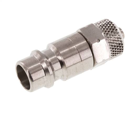 Acero inoxidable 316L DN 7,2 (Euro) Tapón de acoplamiento de aire Tuerca de unión de 4x6 mm