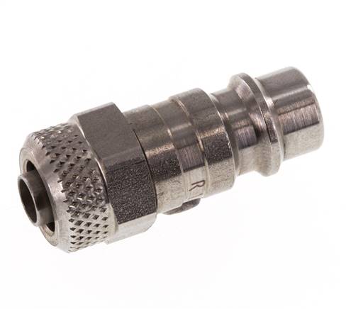 Acero inoxidable 316L DN 7,2 (Euro) Tapón de acoplamiento de aire Tuerca de unión 6x8 mm