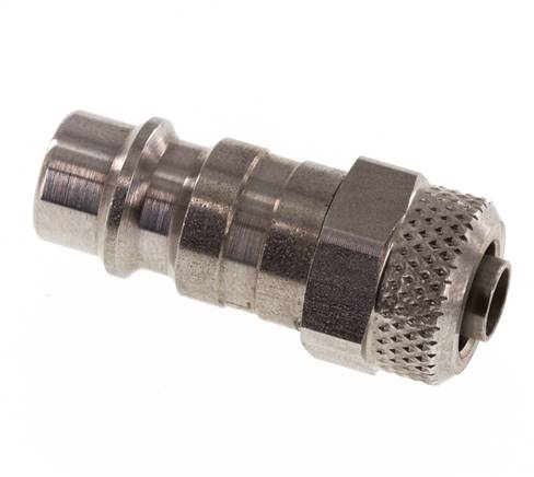 Acero inoxidable 316L DN 7,2 (Euro) Tapón de acoplamiento de aire Tuerca de unión 6x8 mm