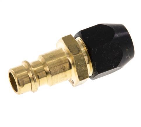 Brass DN 7.2 (Euro) Air Coupling Plug 4x10 mm Union Nut