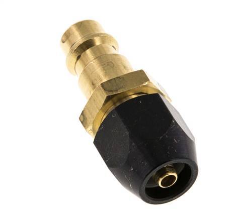 Brass DN 7.2 (Euro) Air Coupling Plug 4x10 mm Union Nut