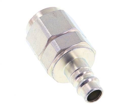 Hardened steel DN 7.2 (Euro) Air Coupling Plug 11x16 mm (streamline) Union Nut