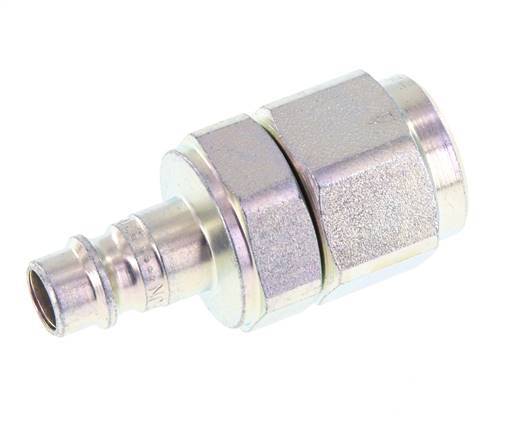 Hardened steel DN 7.2 (Euro) Air Coupling Plug 11x16 mm (streamline) Union Nut